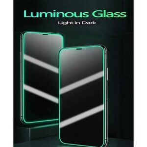 New Tempered Glass Screen Protector Glow in the Dark border iPhone 11 Pro Max